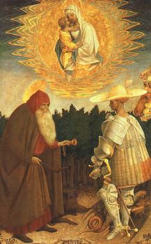 皮薩內洛 The Virgin and Child with Saints George and Anthony Abbot